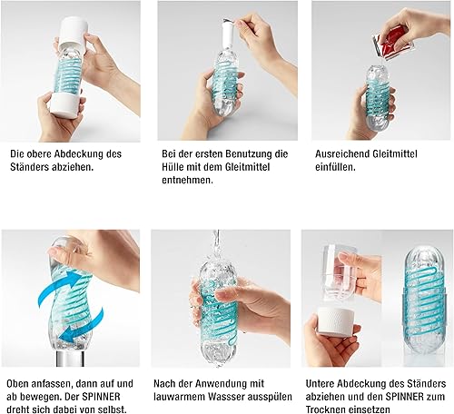 Miniatura 5 de TENGA Spinner SPN-006 Brick Reusable Spiral-Motion Male Masturbator