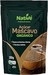 Açúcar Mascavo Orgânico, Native, 250 g