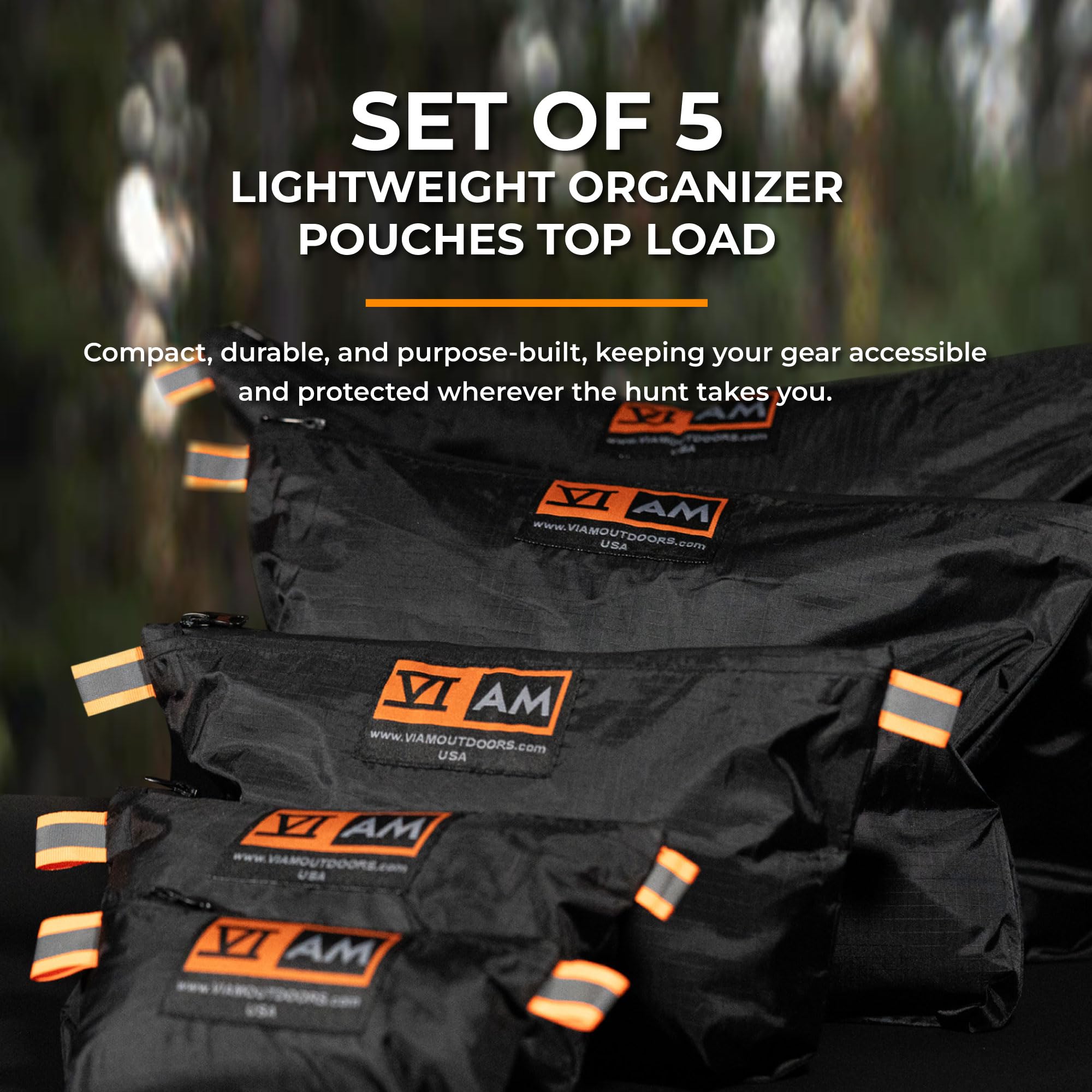 VIAM Outdoors B3's Big Belt Bag | Organizador de equipaje y equipo | 53.9 g negro