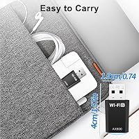 XIEANDKONG USB WiFi Adapter 900Mbps - Dual Band 2.4G/5.8G WiFi6 Vezeték Nélküli Hálózati Stick Win11/10/7 Rendszerekhez, USB 3.0 7