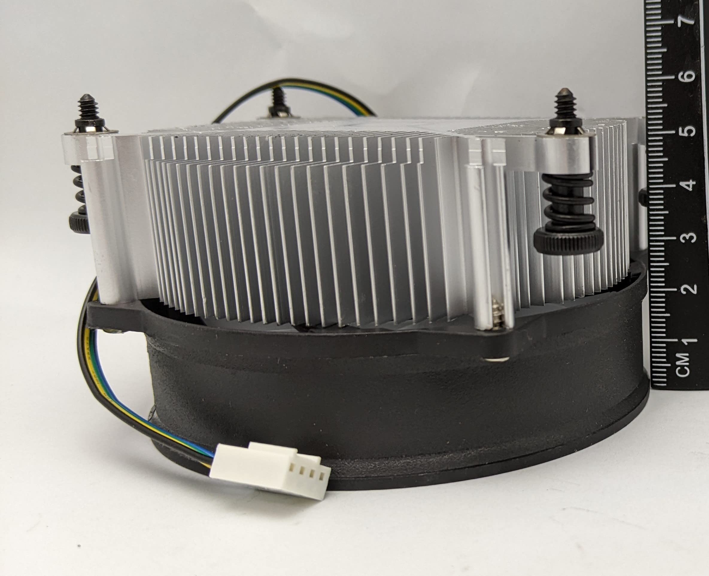 Wysokowydajny klimatyzator CPU z niebieskim oświetleniem LED, aluminiowym radiatorem i wentylatorem PWM 95 mm do procesorów AMD Ryzen 5, 7, 9/gniazdo AM4/AM5 do płyt głównych PC