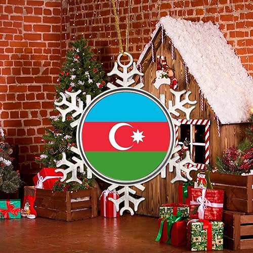 Vista 18 de Bandera de Antigua y Barbuda, adornos para árbol de Navidad, bandera nacional, silueta de Antigua y Barbuda, decoración de Navidad, adorno de copo