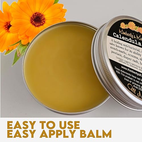 Miniatura 6 de Kimberlys Kupboard Caléndula Super Salve 3.8 fl oz3.8oz Piel seca calmante natural y eficaz bálsamo herbario  Multiusos picaduras de insectos,