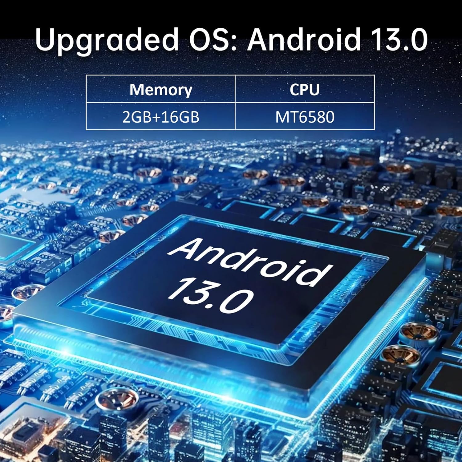 Bisofice Q2 running Android OS with various application icons