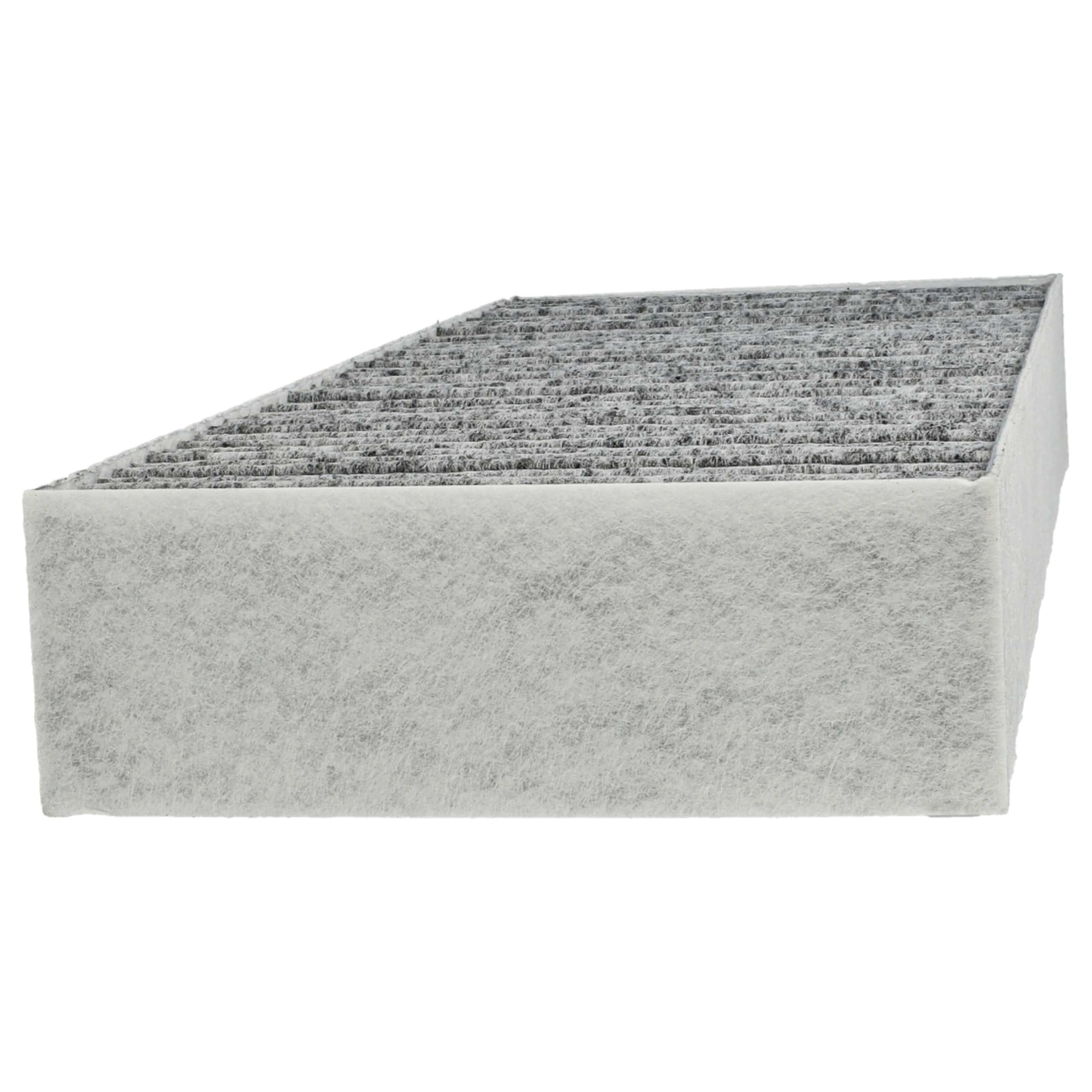 vhbw 6 x filtr z węglem aktywnym zastępuje Bora BAKFS-002, BAKF-001, BAKFS do okapów kuchennych - 34 x 12,2 x 4,25 cm