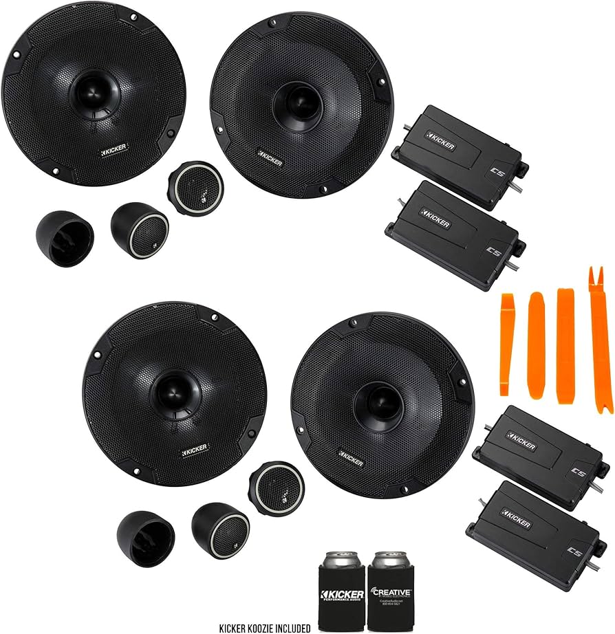 KICKER CSS65 コンポーネントスピーカー 6.5インチ クロスオーバー Amazon.com: KICKER CSS65 6.5-INCH (160mm) Component System with