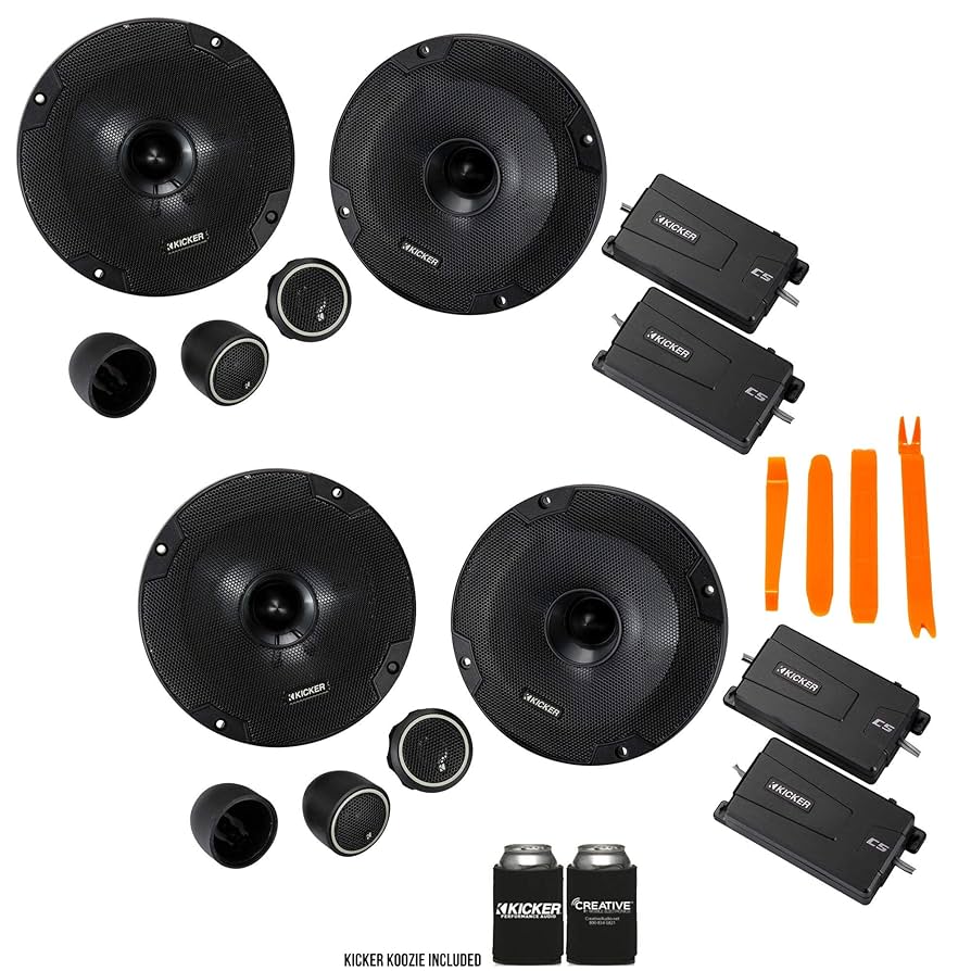KICKER CSS65 コンポーネントスピーカー 6.5インチ クロスオーバー Kicker CSS65 6.5