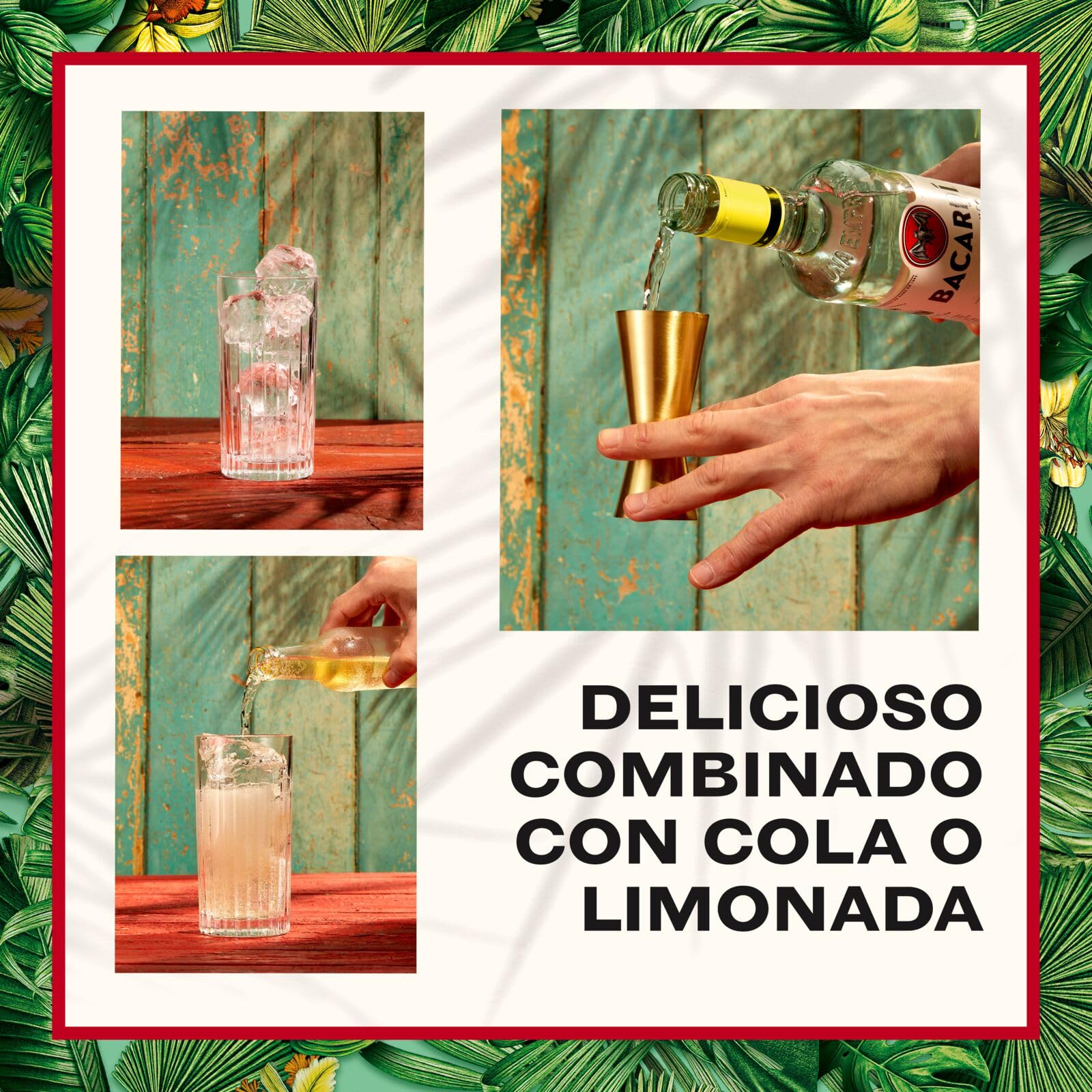 BACARDÍ Limón Ron Blanco Mezclado 27% 1 L