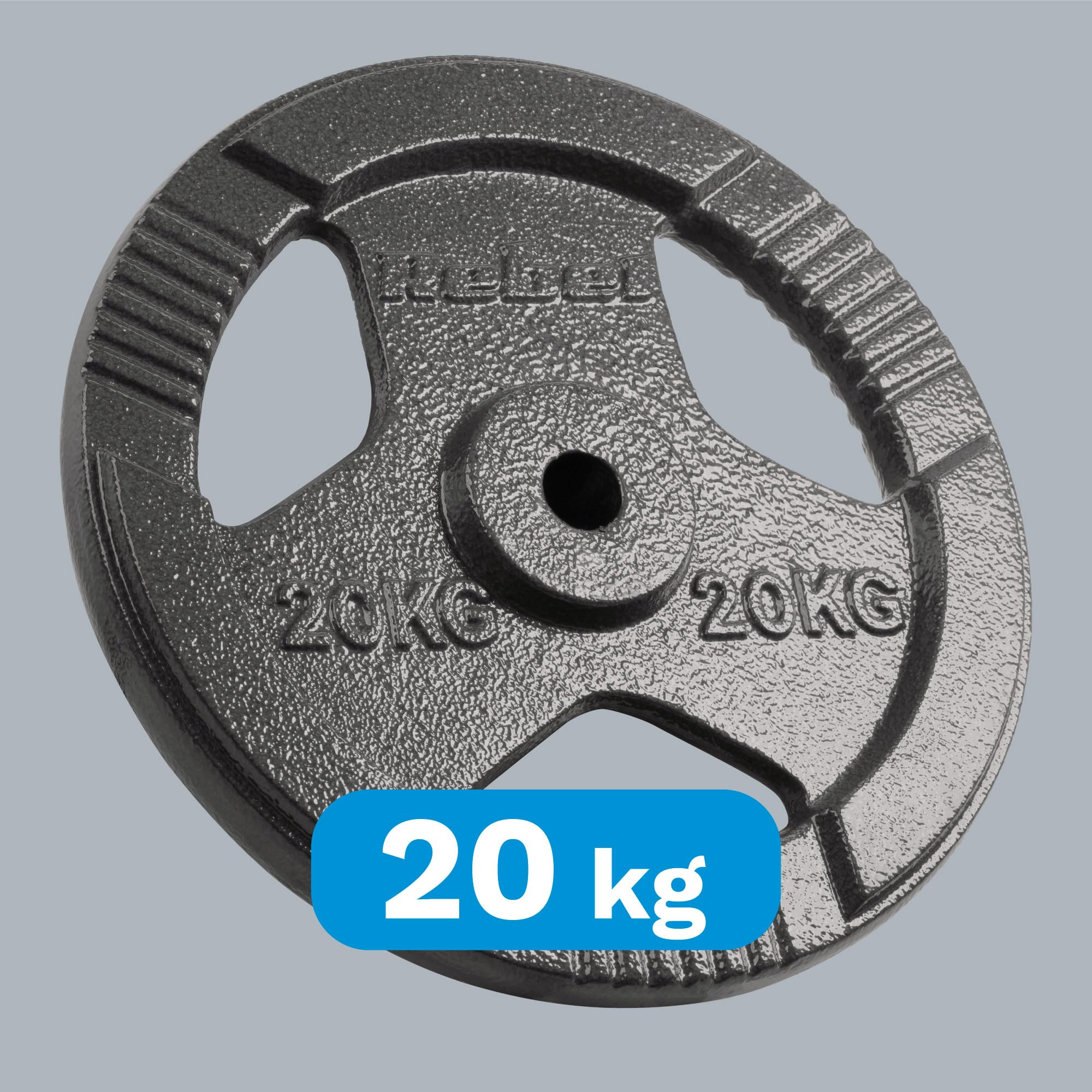 Rebel Obciążenie Żeliwne 20kg Otwór 31mm Talerz z Uchwytami RBA-2137