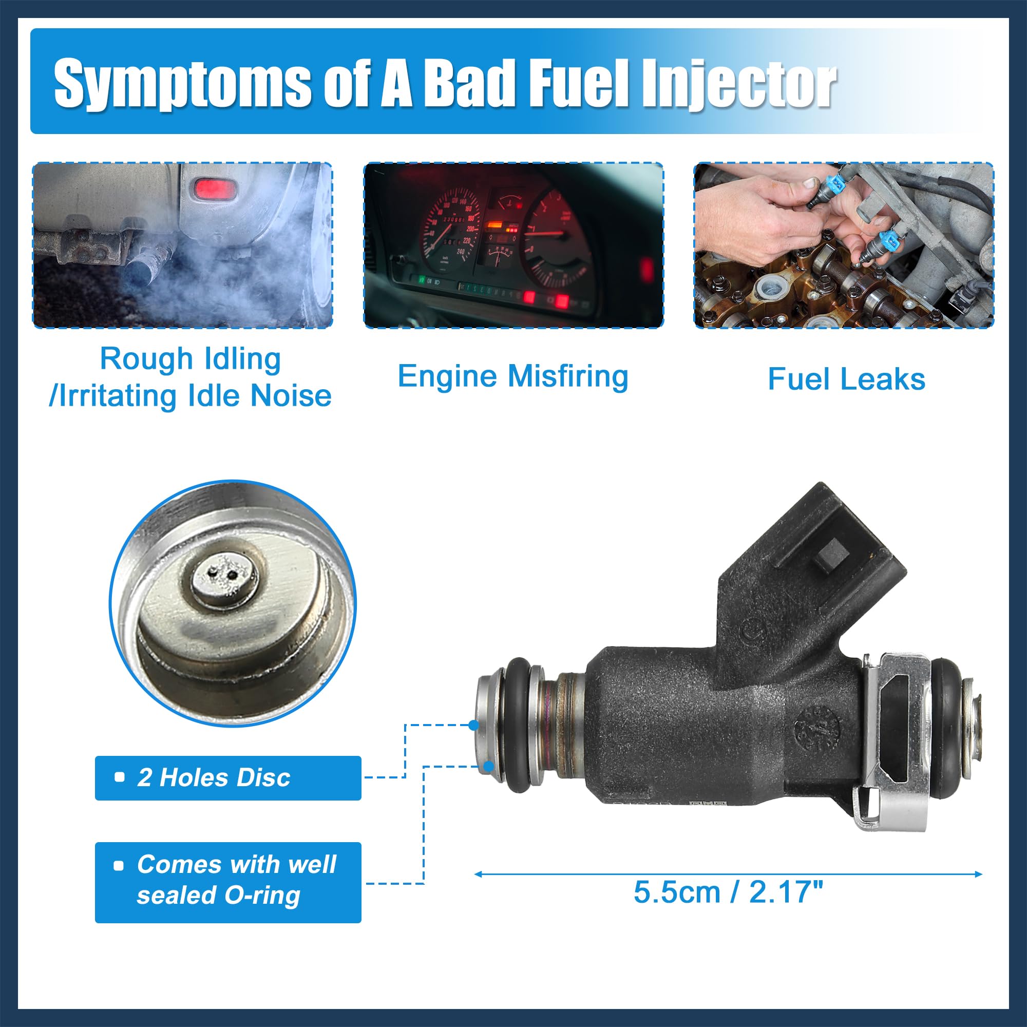 Fuel Injector,EFI,Injector For UTV,550,MSU500,HS,500,HiSun,Cowboy,TSC,Coleman - Foto 3