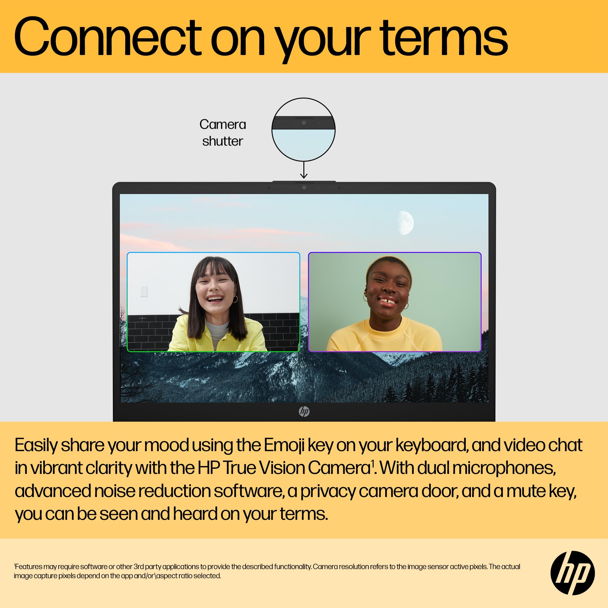 HP 15.6" Laptop | AMD Ryzen 3 7320U Processor | 8 GB RAM | 256 GB SSD | AMD Radeon Graphics | FHD Display | Up to 11hrs 15 mins battery | Windows 11 | Dual Speakers | Jet Black | 15-fc0045sa - 5