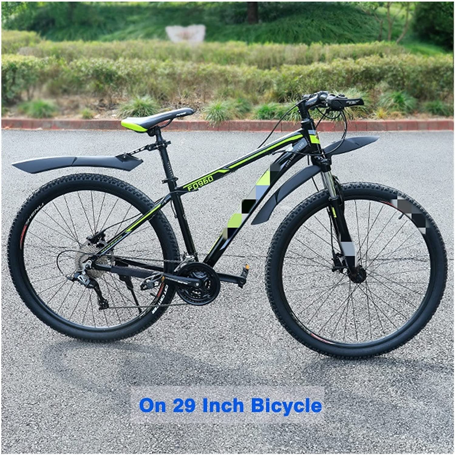 Parafanghi Per Bici Da 50,8 Cm (20") O 66 Cm (26") In Plastica Leggera, Antipioggia E Fango, Facili Da Montare Per Mountain Bike E City Bike