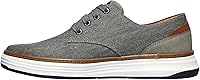 Skechers Men's USA Moreno Ederson Low Profile Lace-Up Fashion Sneakers - Air-Cooled Memory Foam Comfort