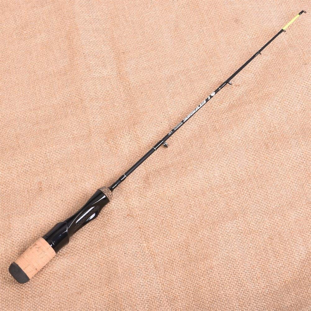 Pesca de Carbono Varillas Hielo caña Pescar Pequeño Banda Polo Mini mar Caña