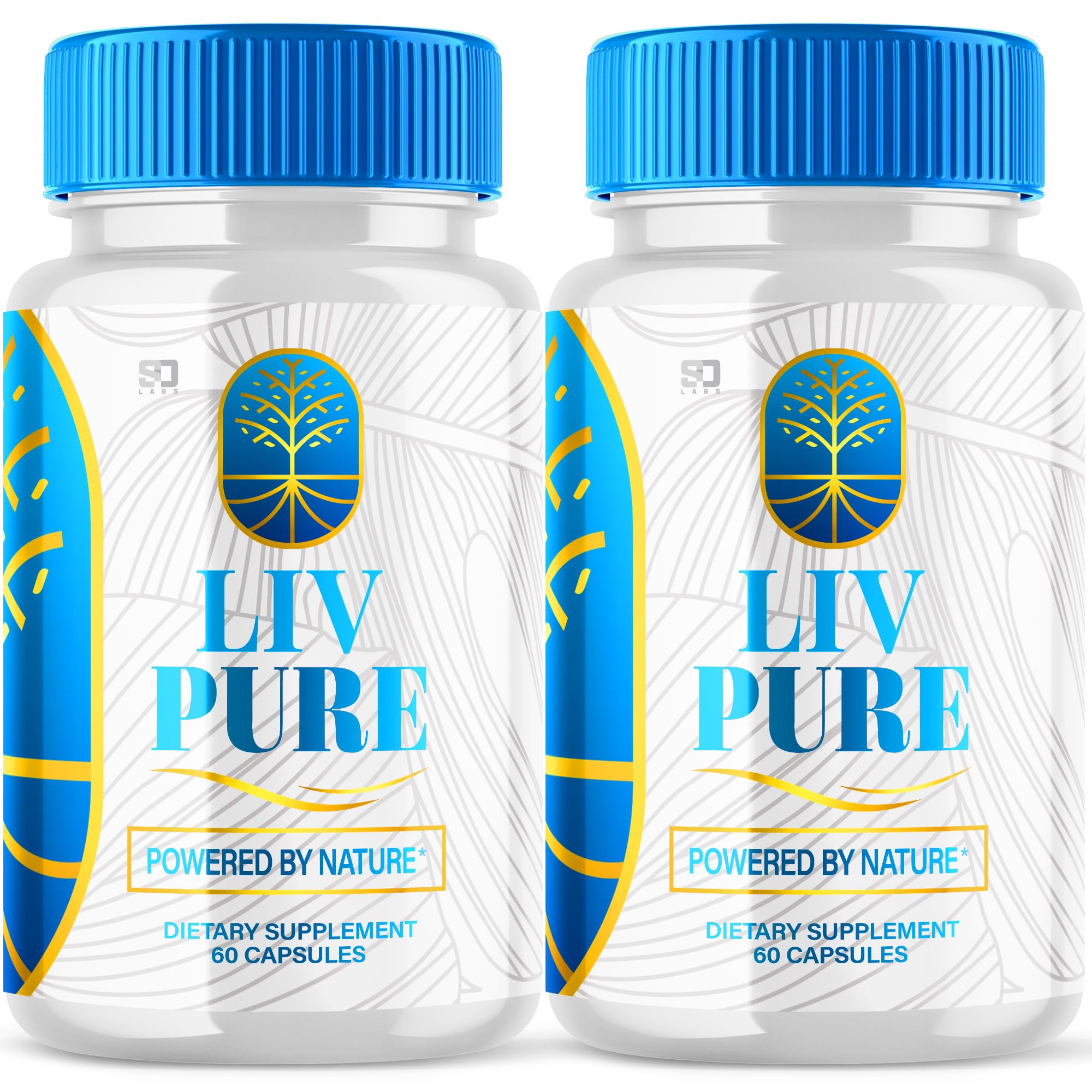 S.O Labs(2 Pack Liv Pure Capsules Liver Detox Weight Loss Pills, LivPure Supplement - Live Cleanse Product Supplements, LivePure Diet Hydration Reviews Pur Health Support (120 Capsules)
