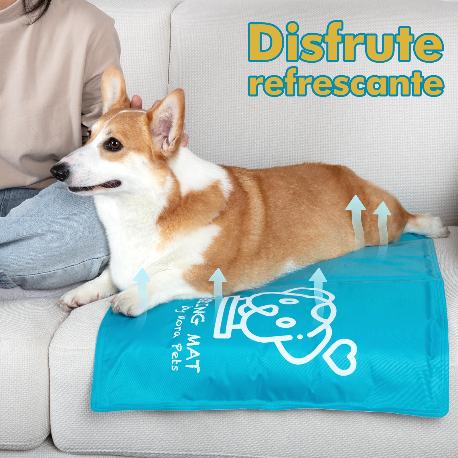 Mini Aire Acondicionado Portatil Alfombra Refrescante Perro Manta