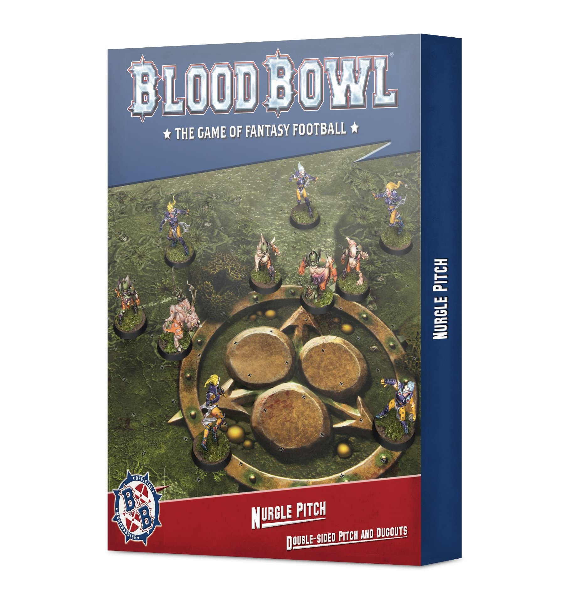 Games Workshop - Blood Bowl: Nurgle's Rotters Team Pitch & Dugouts