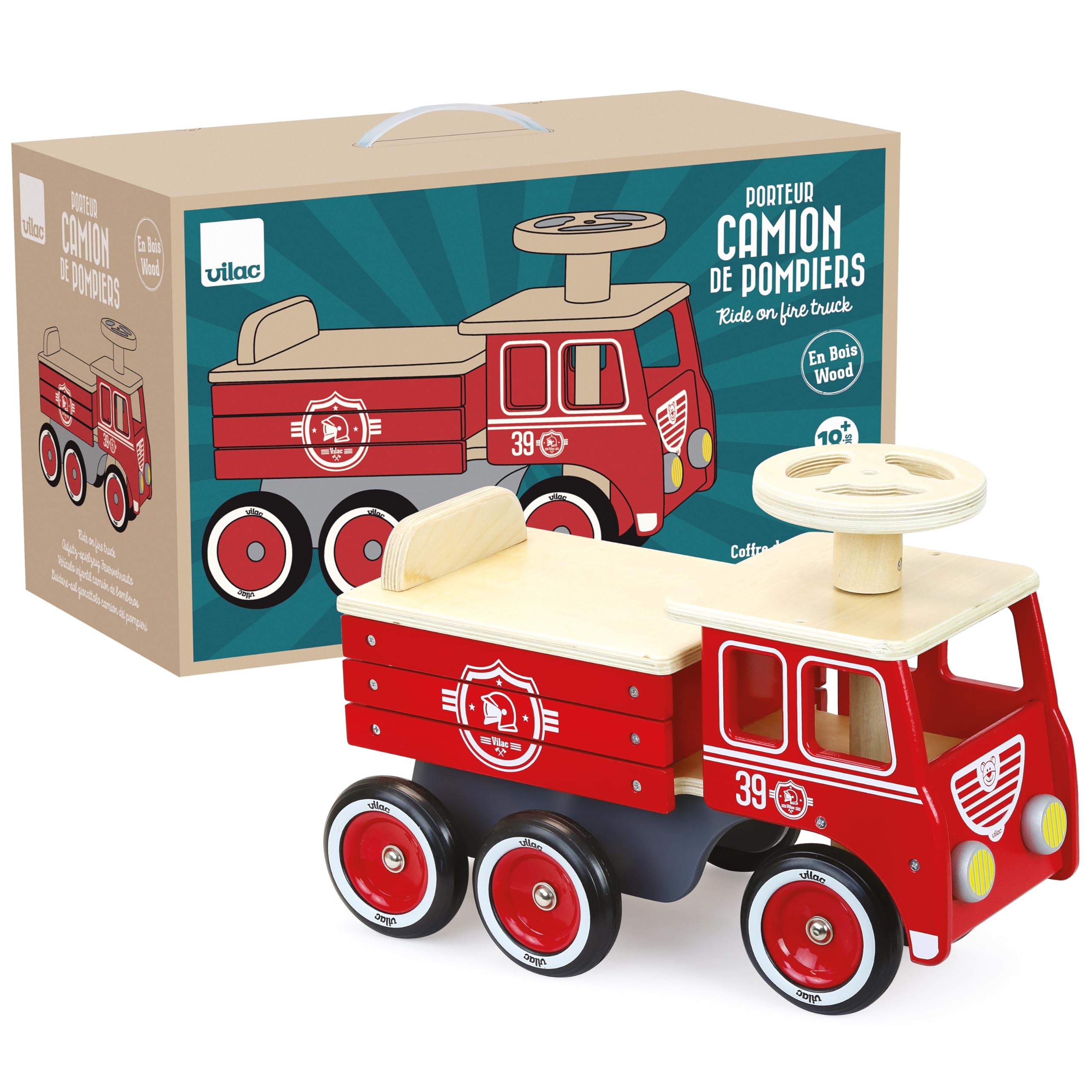VILAC - Ride on Firetruck (1126R)