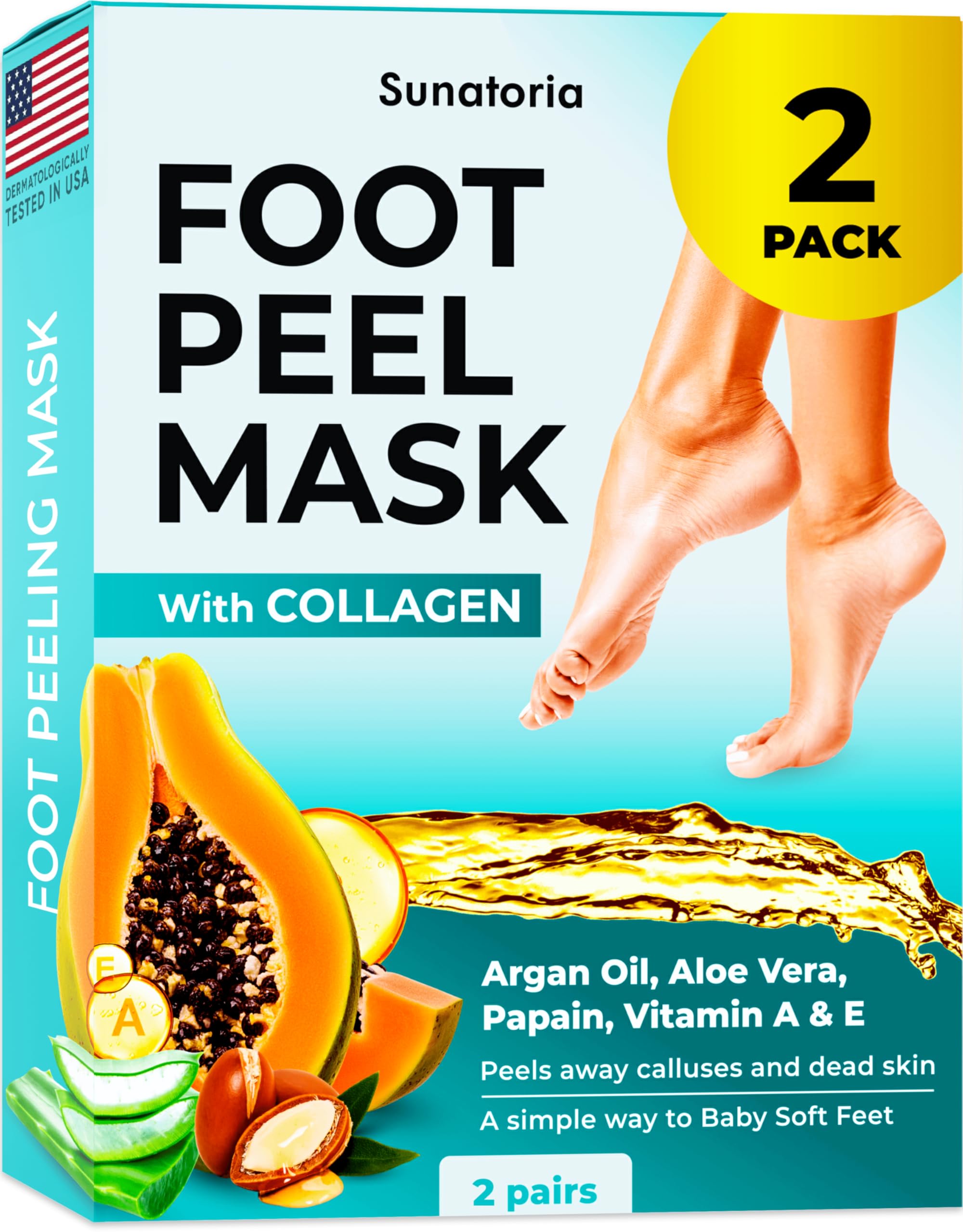 SUNATORIA Foot Peel 2 Pack