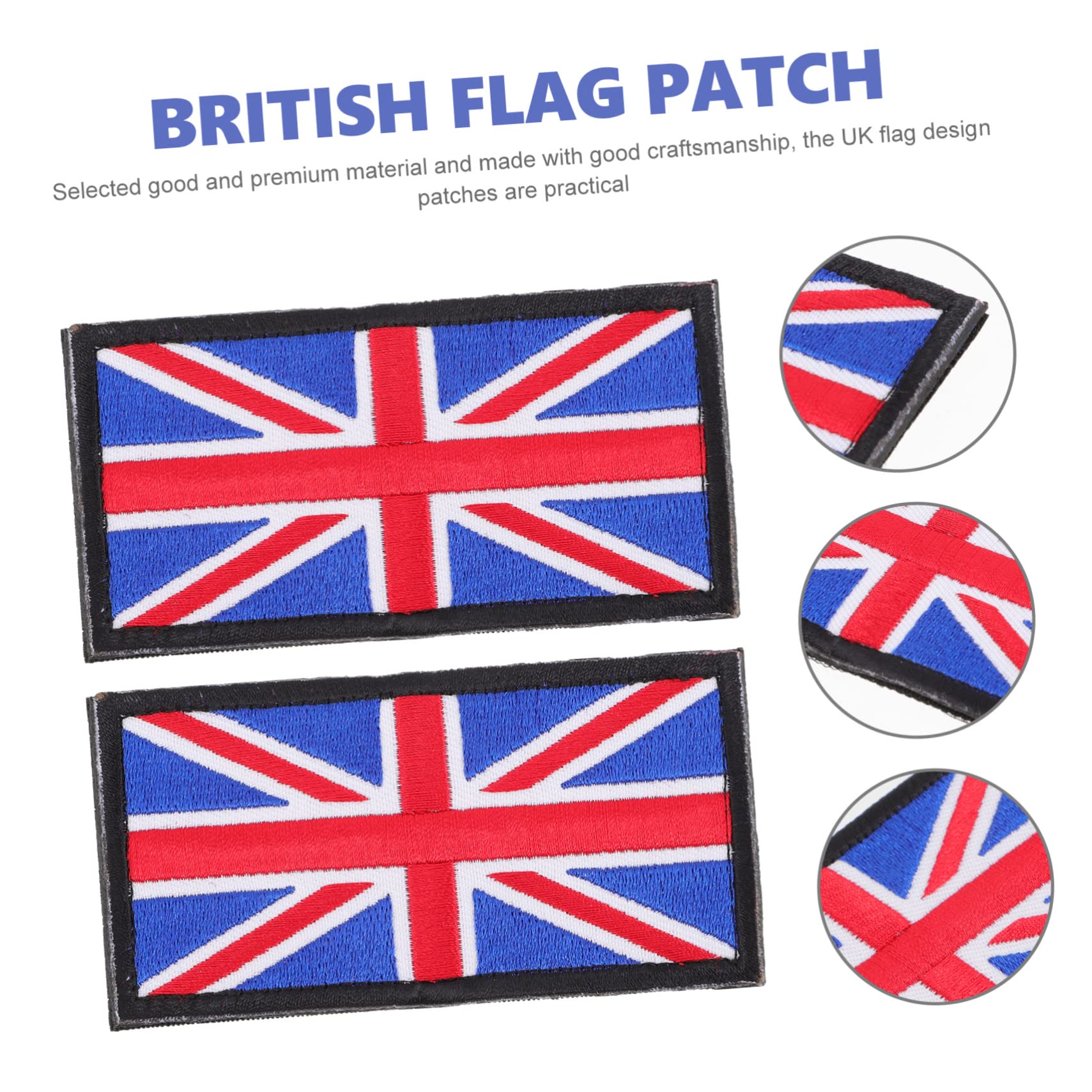 SHINEOFI 10 Stk Kleideraufnäher Patches nähen gestickte Applikationen Flicken aufnähen patch patch bügeleisen Patch mit britischer Flagge Flicken aufbügeln Buga-Stickerei