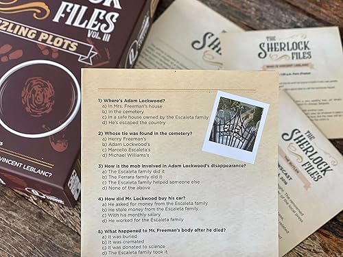 Miniatura 6 de Indie Boards and Cards Los archivos Sherlock: Tramas desconcertantes, Marrón