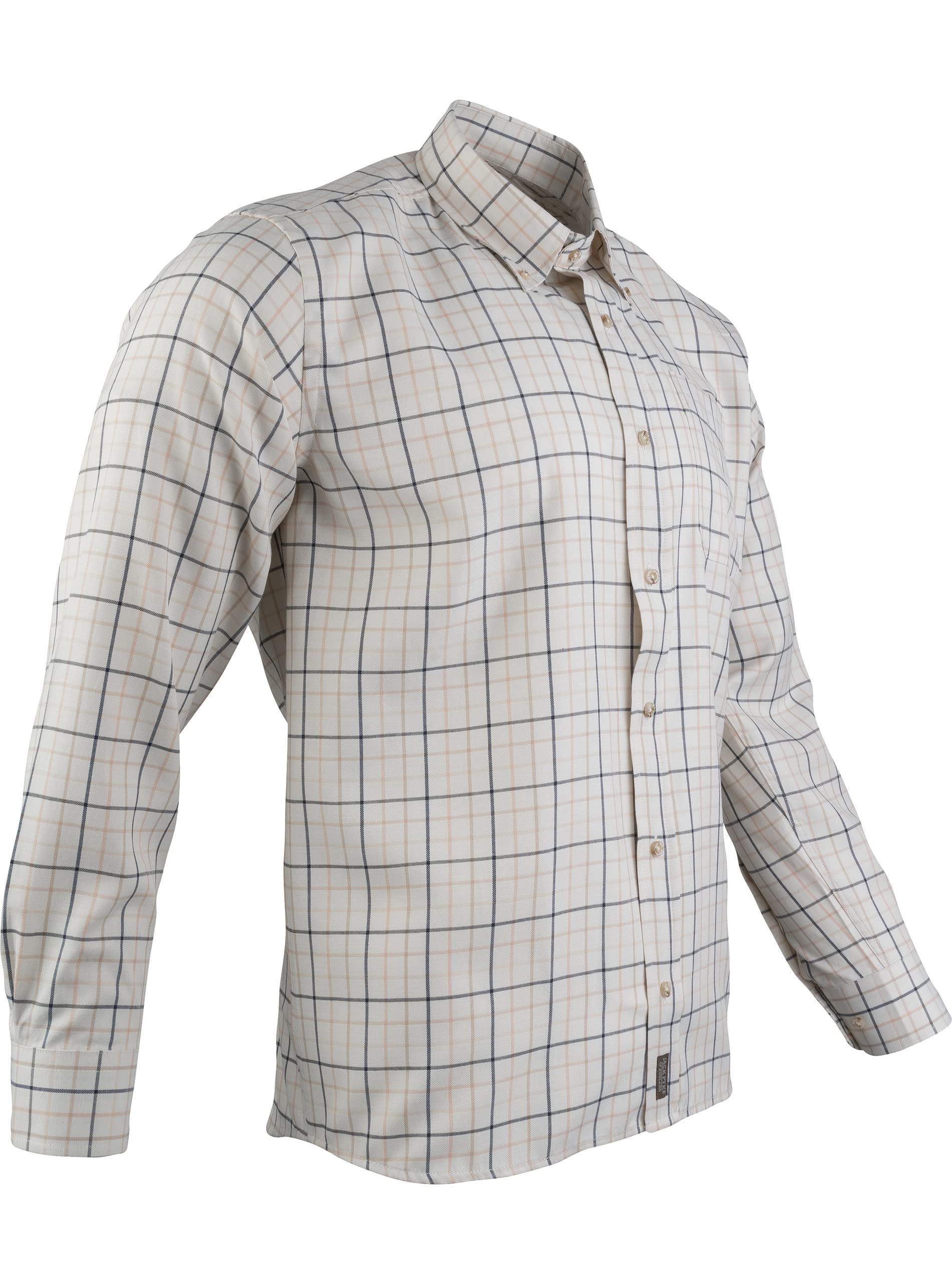 Jack Pyke Men's Navy Blue Countryman Check Shirt Navy Small