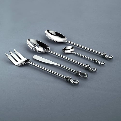 Miniatura 7 de Configuración gourmet, Juego de cubiertos de 20 piezas., 20 unidades, Plateado