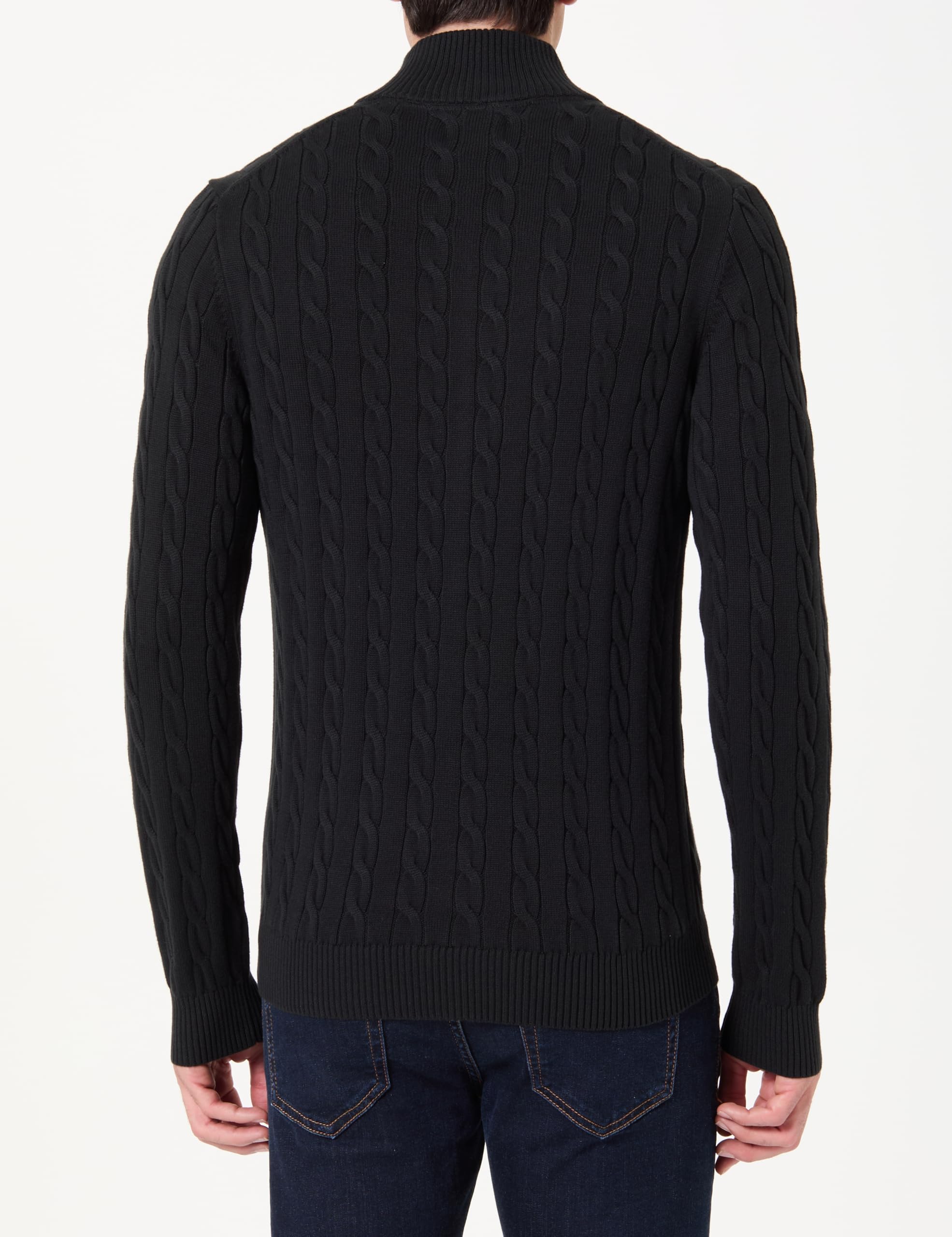 GANT Kardigan Mężczyźni Cotton Cable Zipped Cardigan