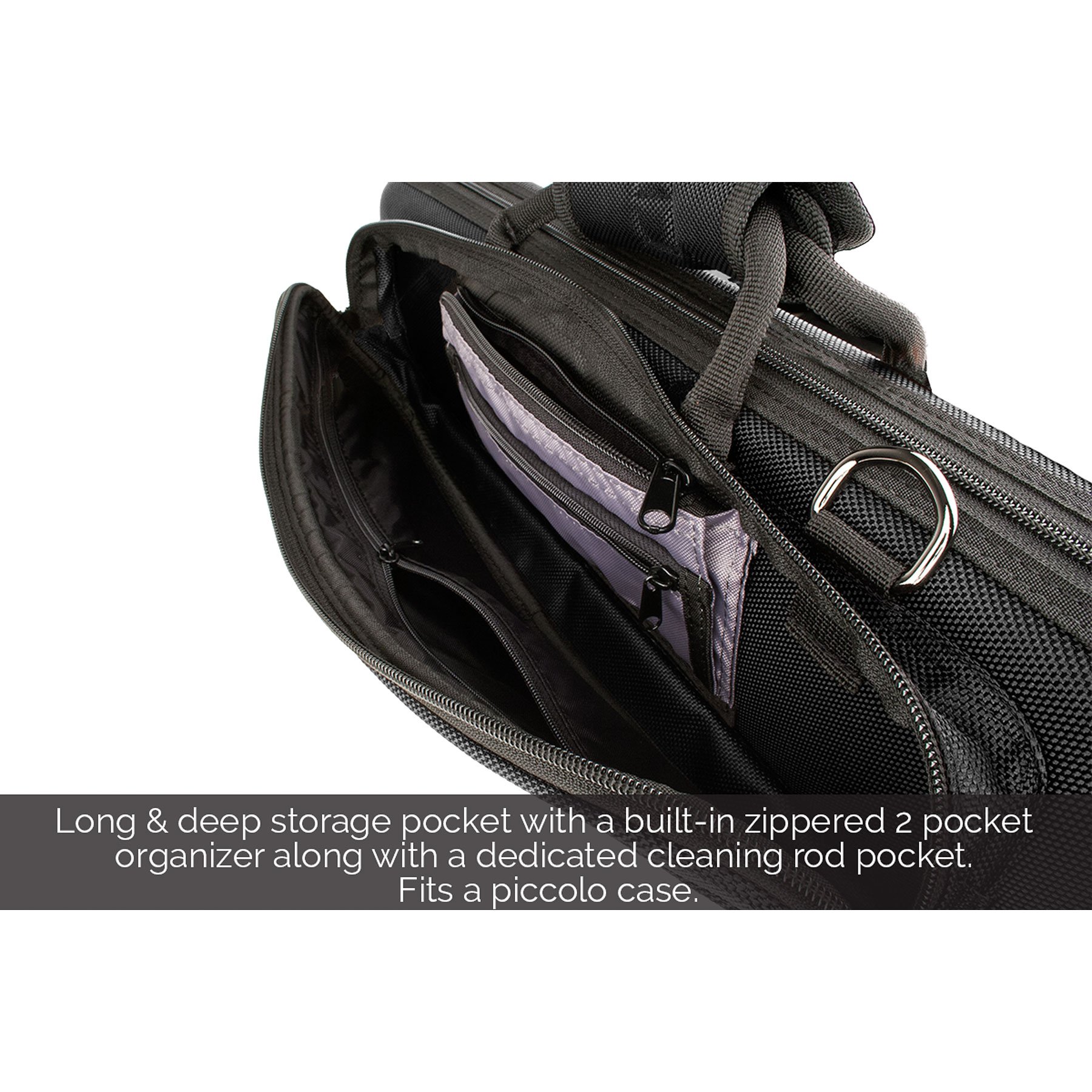 Protec PB308 - Funda para flauta travesera, color negro