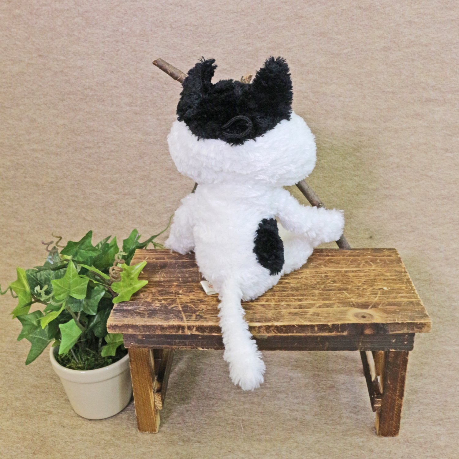 Amazon.co.jp: シナダ ぬいぐるみ へちゃねこ ぱっつん : おもちゃ