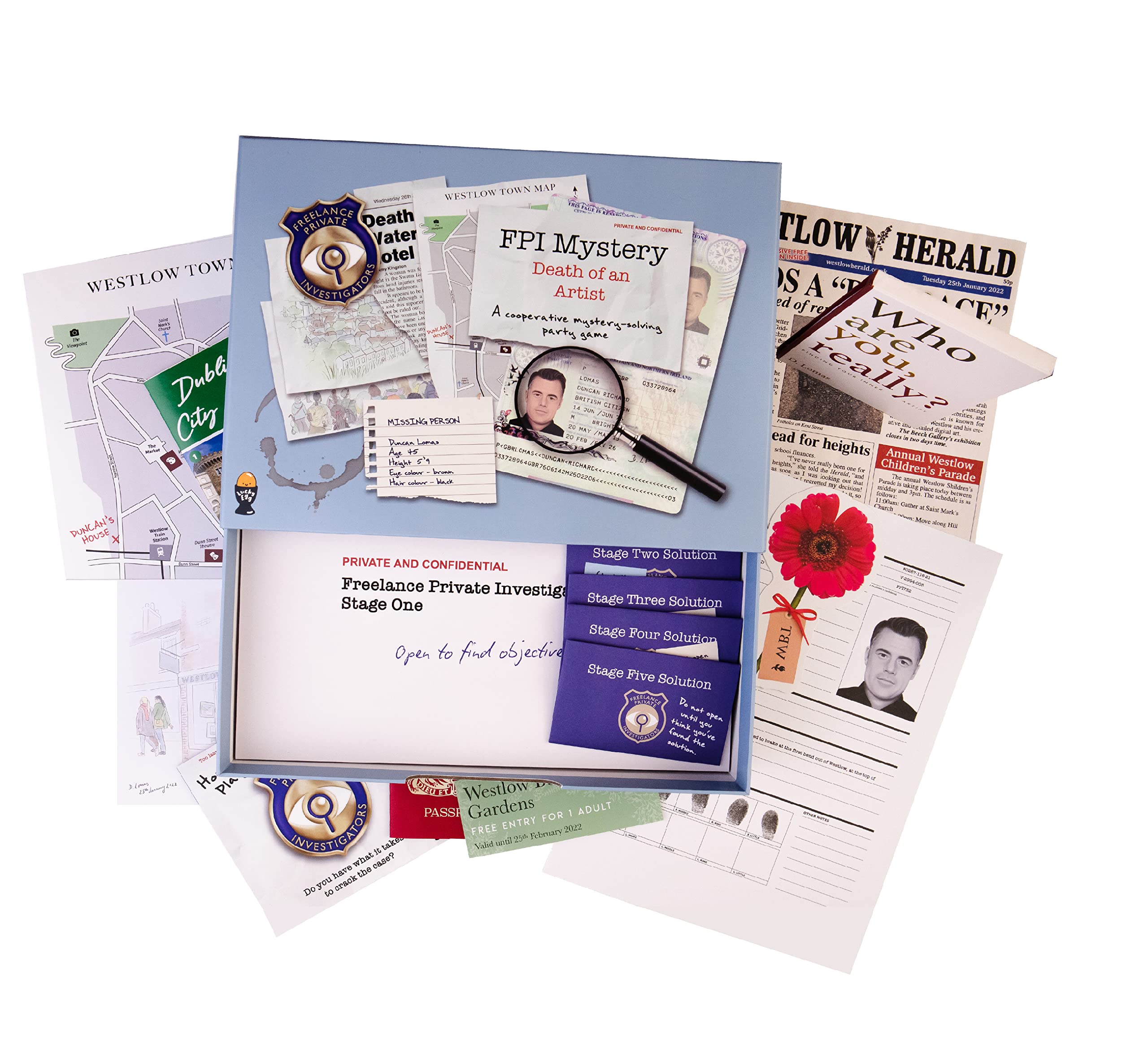 Buy Unsolved Murder Mystery Game FPI Mystery Death of an Artist