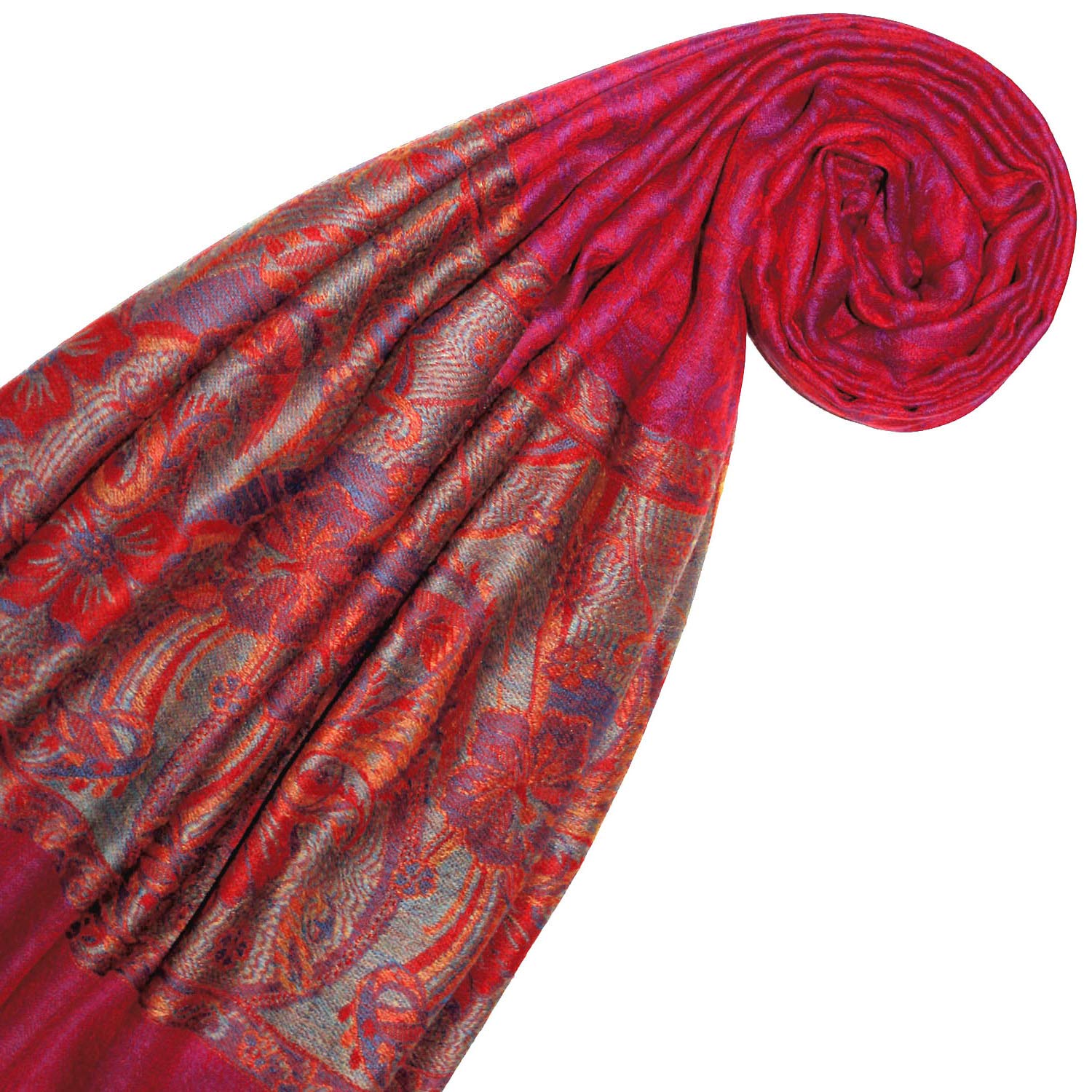 Lorenzo Cana Pashmina Schal Schaltuch 100% Kaschmir Kaschmirschal Kaschmirtuch Damenschal gewebt mehrfarbig