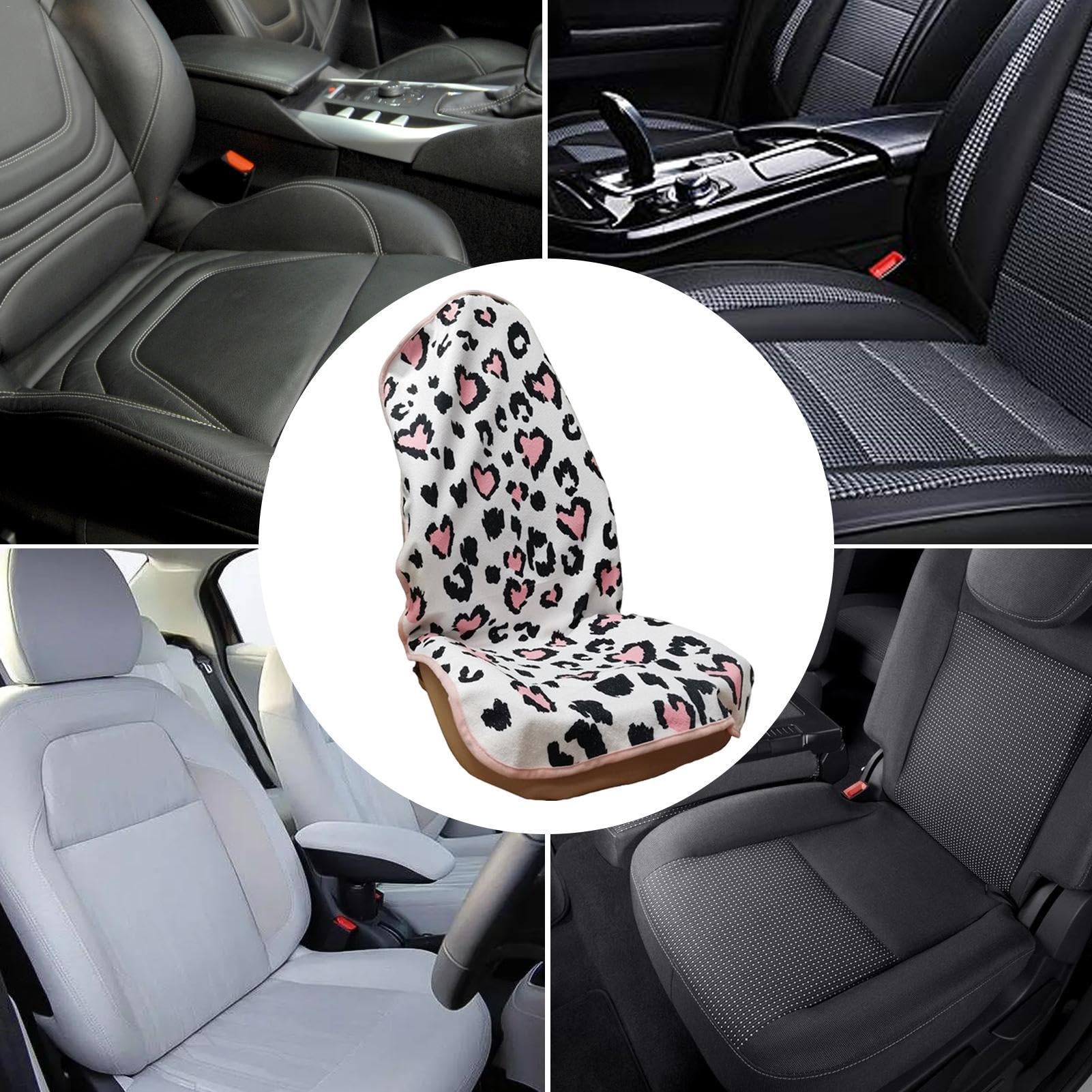 Autostoelhoes zweetbeschermer, zweten autostoelhoes | Waterdichte handdoek voorstoelhoes, antislip autostoelbeschermer met patronen voor auto's SUV vrachtwagens