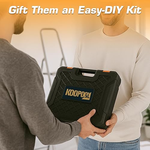 Miniatura 7 de Kit de herramientas de reparación del hogar con caja de herramientas, juego de herramientas para el hogar general con martillo y destornilladores,