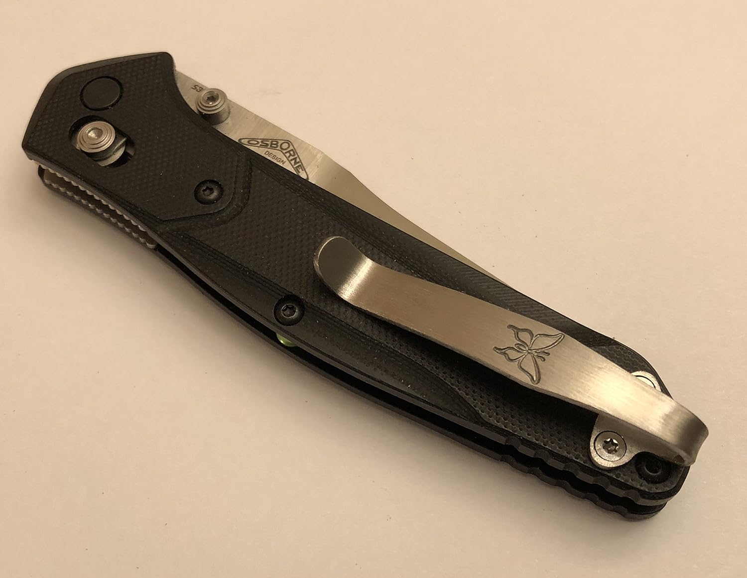 Titanium Deep Pocket Clip Made for Benchmade 940 943 580 585 Knife