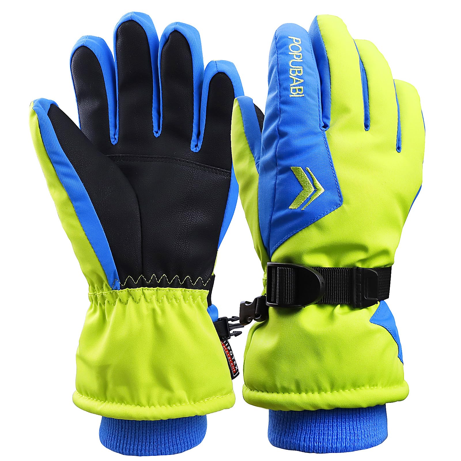 Guantes de Esquí para Niños, Impermeables y a Prueba de Viento, Cálidos para Snowboard y Ciclismo