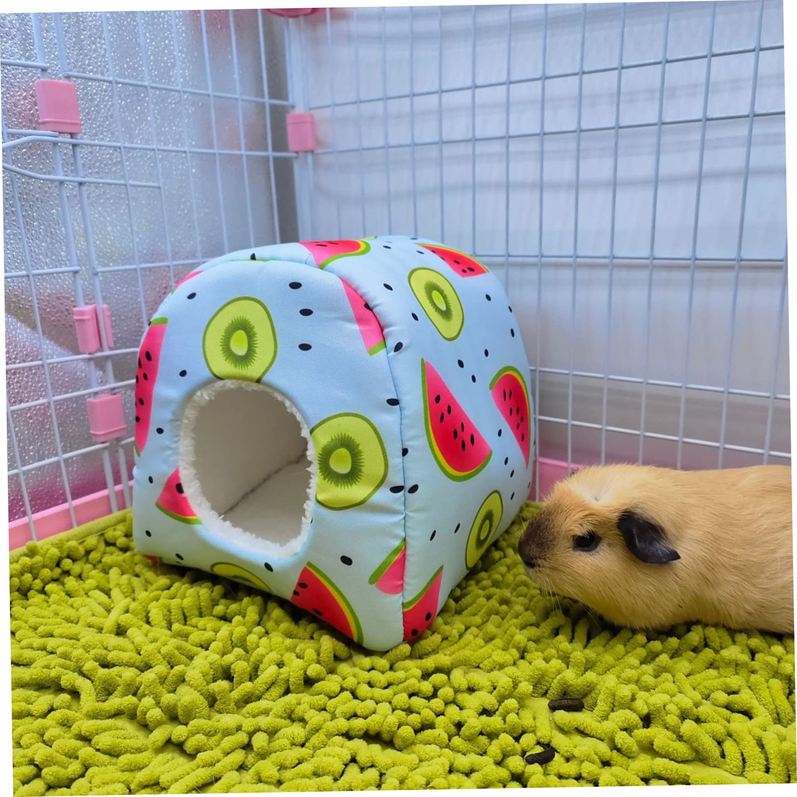 HANABASS 5stücke Hamster Warmnest Aus Kuscheliges Winterversteck Für Kleintiere Für Hamster Meerschweinchen Zuckergleiter Und Andere Nager Komfortable Und Schützende Schlafumgebung