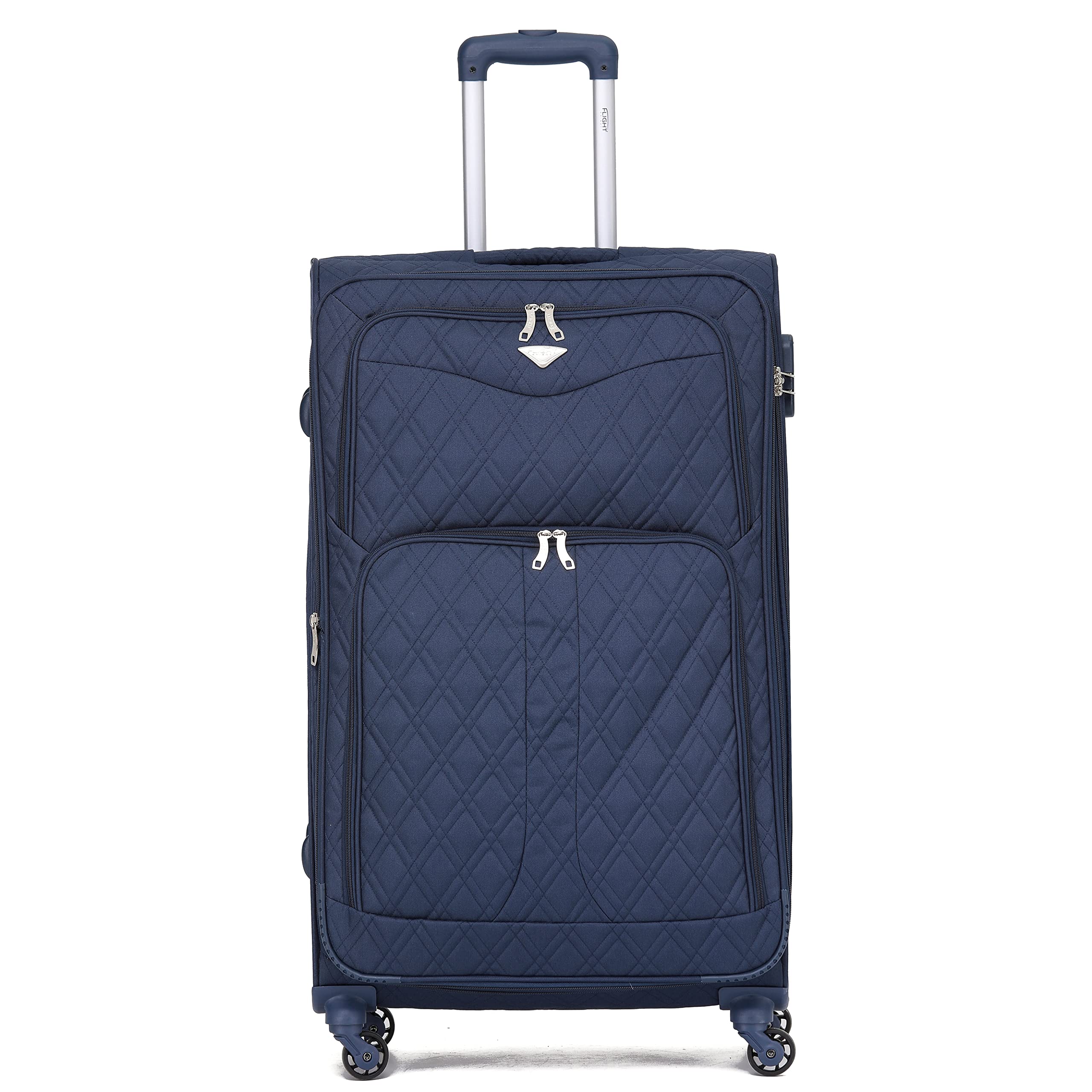 Flight Knight Lightweight 4 Wheel 800D Soft Case Suitcases Anti Crack Cabin & Hold Luggage Options Approved for Over 100 Airlines Including easyJet, BA & Many More! — view 71