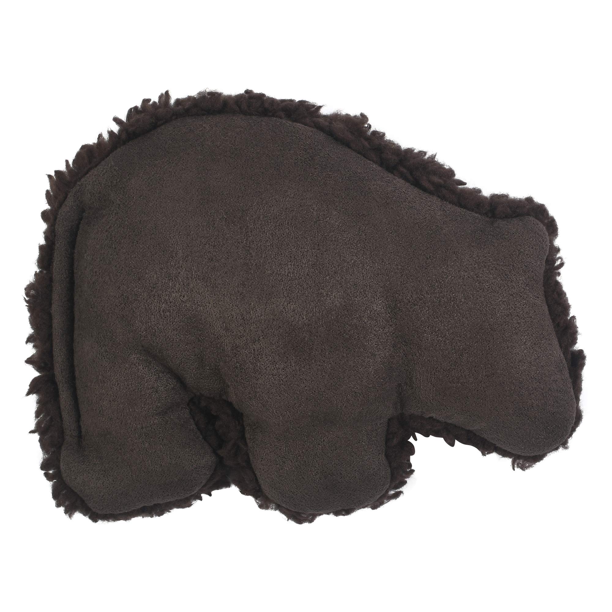 WEST PAW Big Sky Grizzly Squeaky Plush Dog Toy – Soft Toys for Dogs, Puppies – Machine Wash, Durable Fabric – Moderate Pet Play Toys – Chocolate, Small