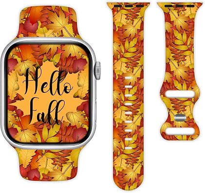 Watch Band Compatible with Apple Watch 38mm 40mm 41mm 42mm 44mm 45mm 49mm Silicone Wristbands Strap Replacement for IWatch 9 8 7 6 5 4 3 2 1 Women Men Gifts