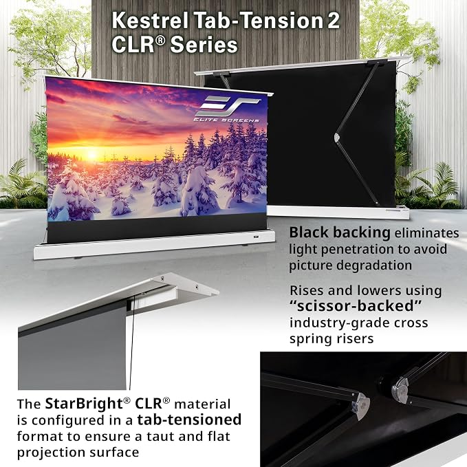 Pantalla motorizada Elite Screens Kestrel 101" 16:9 miniatura 2