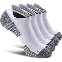 No Show Sports Compression Socks for Men and Women Circulation 4/8 Pack
