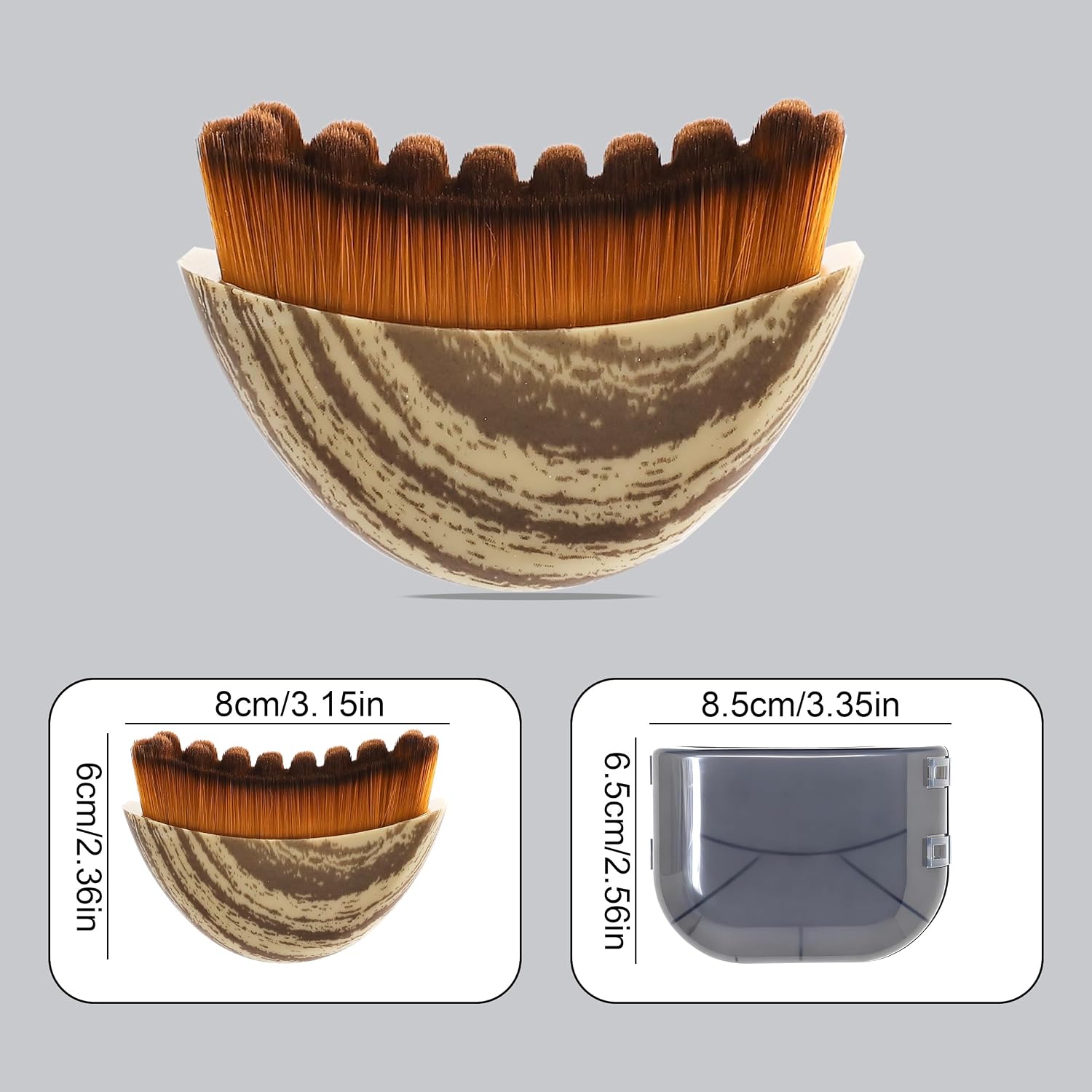 Lymphatic Contour Face Brush, Facial Lymphatic Drainage Massager, Dual-Sided Design for Puffiness, Ergonomic Handle & Soft Bristles for Skin Precisely and Relieve Fatigue(1PCS)