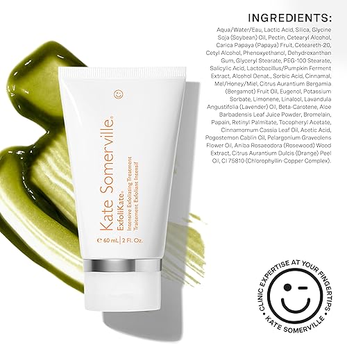 Miniatura 11 de Kate Somerville ExfoliKate - Tratamiento exfoliante intensivo – Exfoliante y mascarilla facial superfacial de ácido salicílico y ácido láctico,
