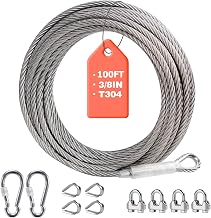 3/8 Stainless Wire Rope With Loop