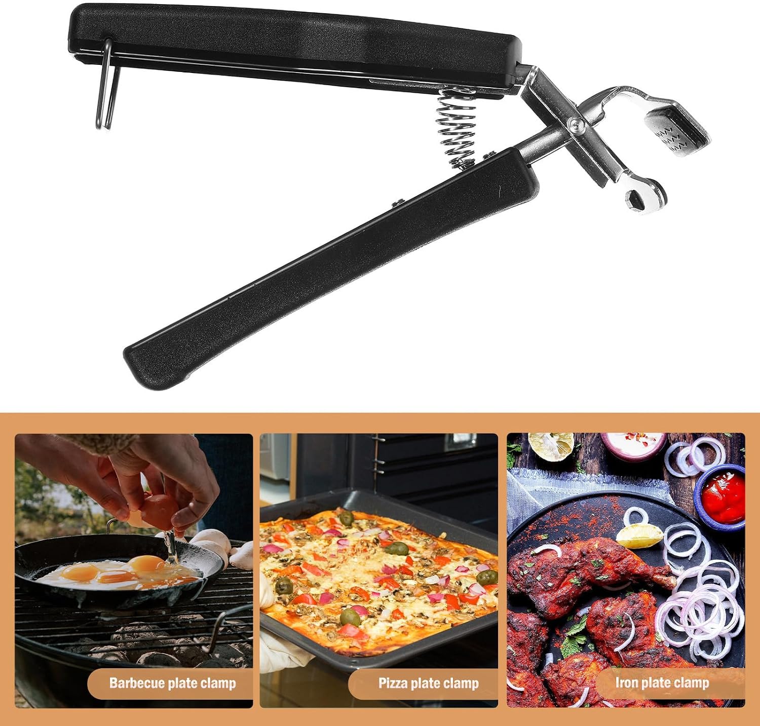 2pcs Stainless Steel Anti Scalding Clip Bowl Holder for Hot Dishes