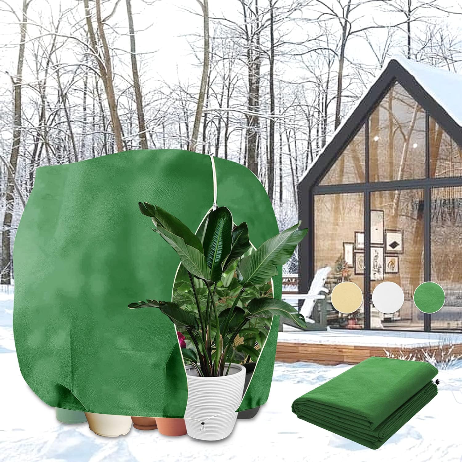 YangAera Winterschutz für Pflanzen 250x360cm Frostschutz Schutzhaube