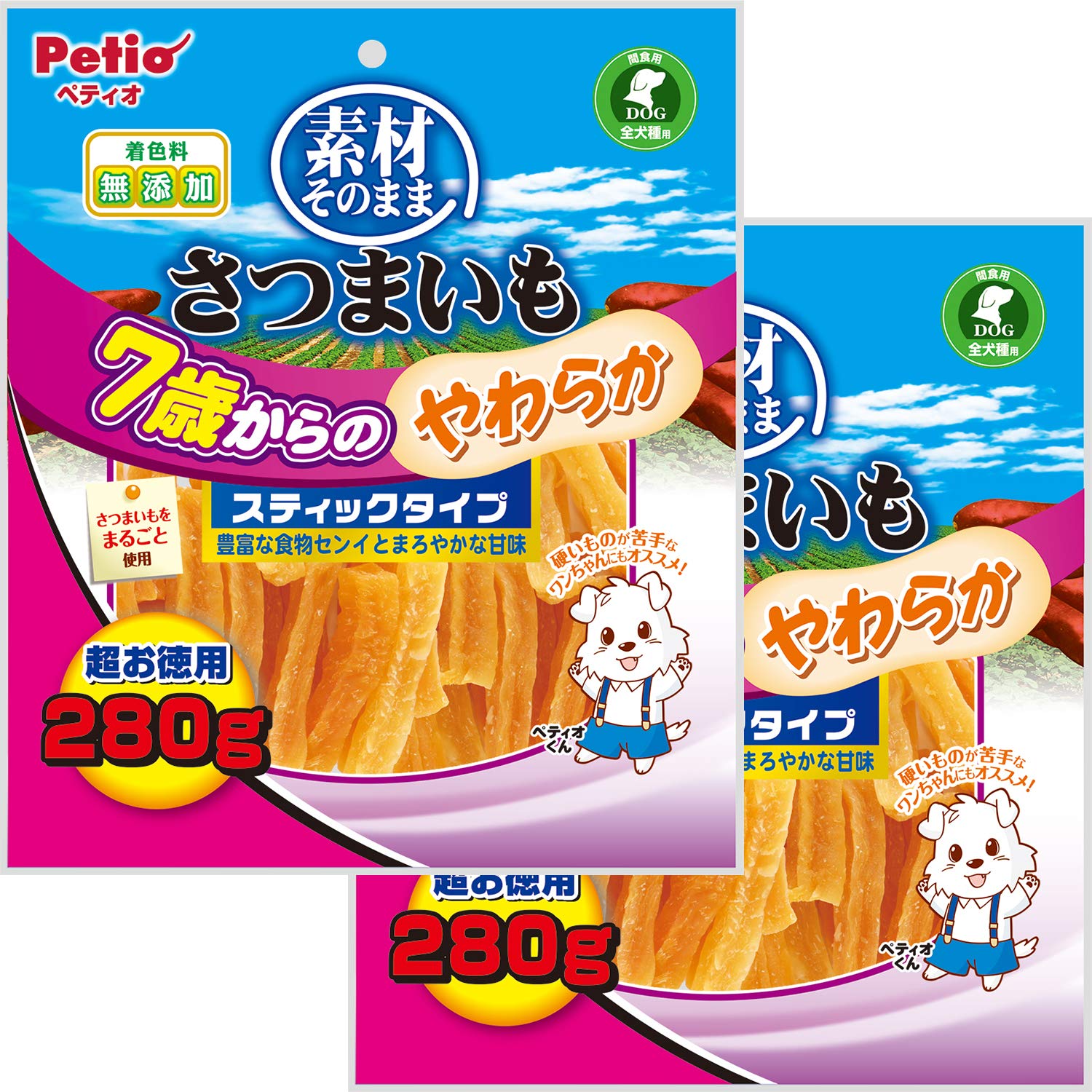 Amazon | ペティオ (Petio) 犬用おやつ 素材そのまま 7歳からの