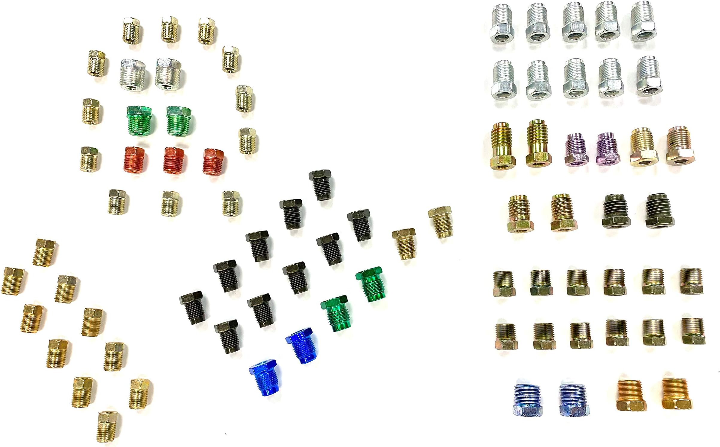 ASD 3/16" and 1/4" Brakeline fittings kit (nuts, unions