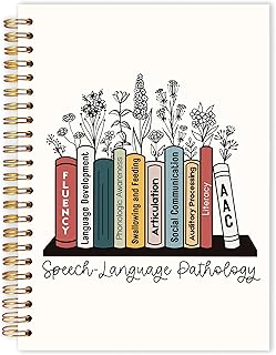 Speech Language Pathologist Spiral Notebook 5.5x8.3, SLP Speech Therapist Gifts Journal for Writing, Mental Health Notebook Journal for Note Taking, Therapy Office School Supplies